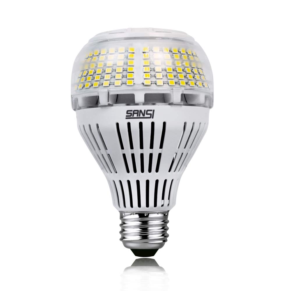 Sansi A21 30W Led Light Bulbs, 300W-350W Incandescent Bulb Equivalent, 5000Lm High Lumens Led Bulb, Daylight White 5000K Super B