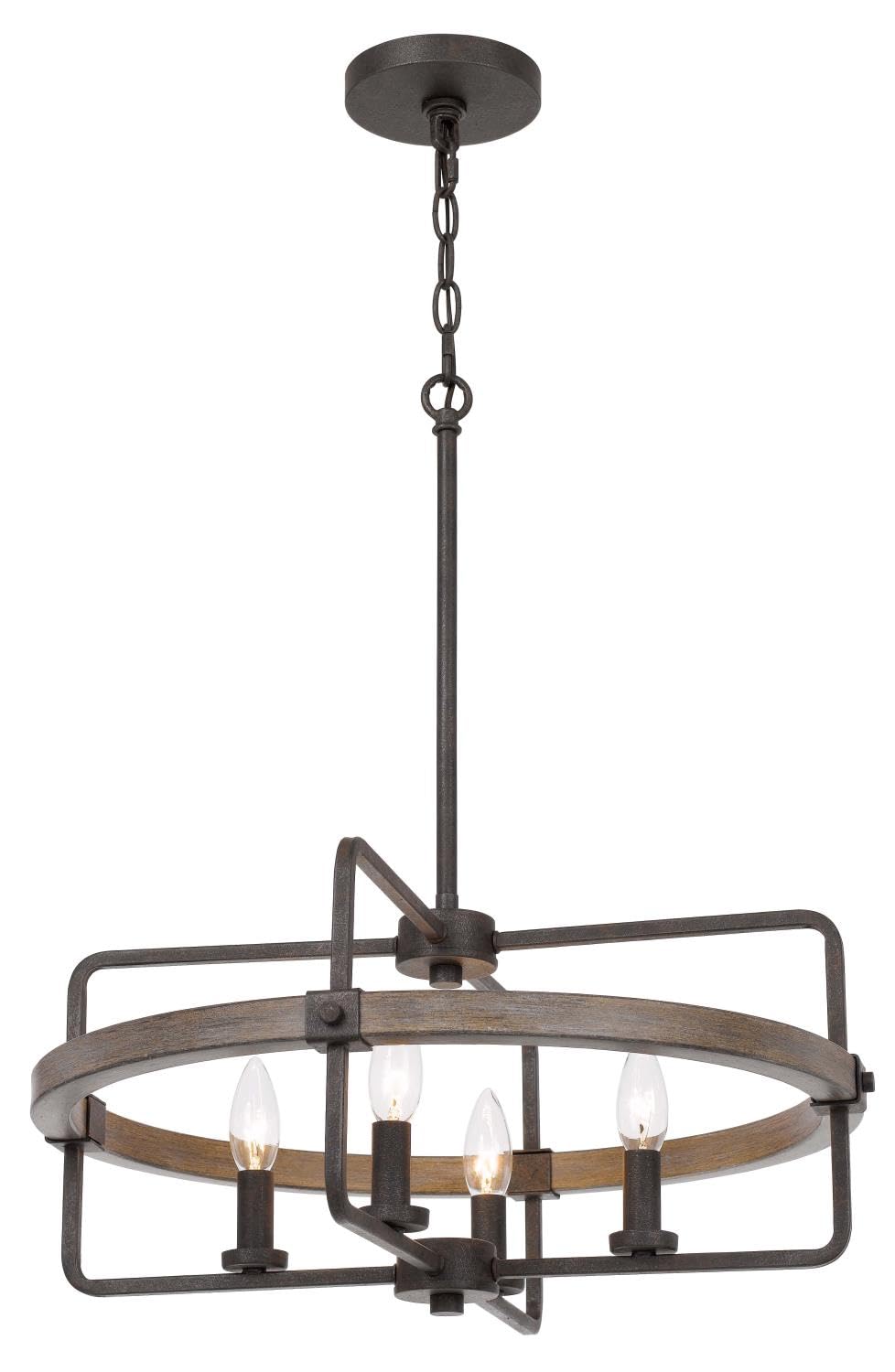 Cal Lighting FX-3765-4 Chandelier, Blacksmith