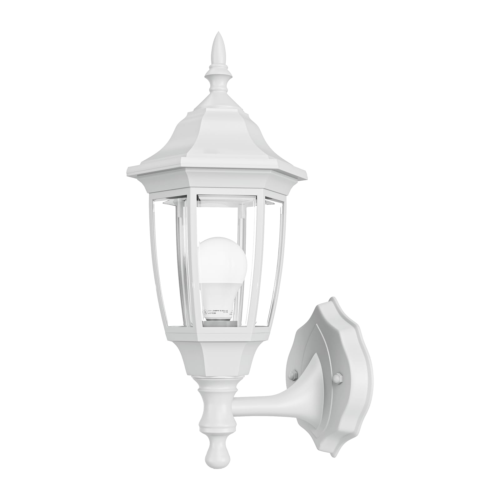 EMART Outdoor Porch Sconce LED Exterior Wall Light Fixtures, Special Handling Anti-Corrosion Plastic Material, Waterproof Securi