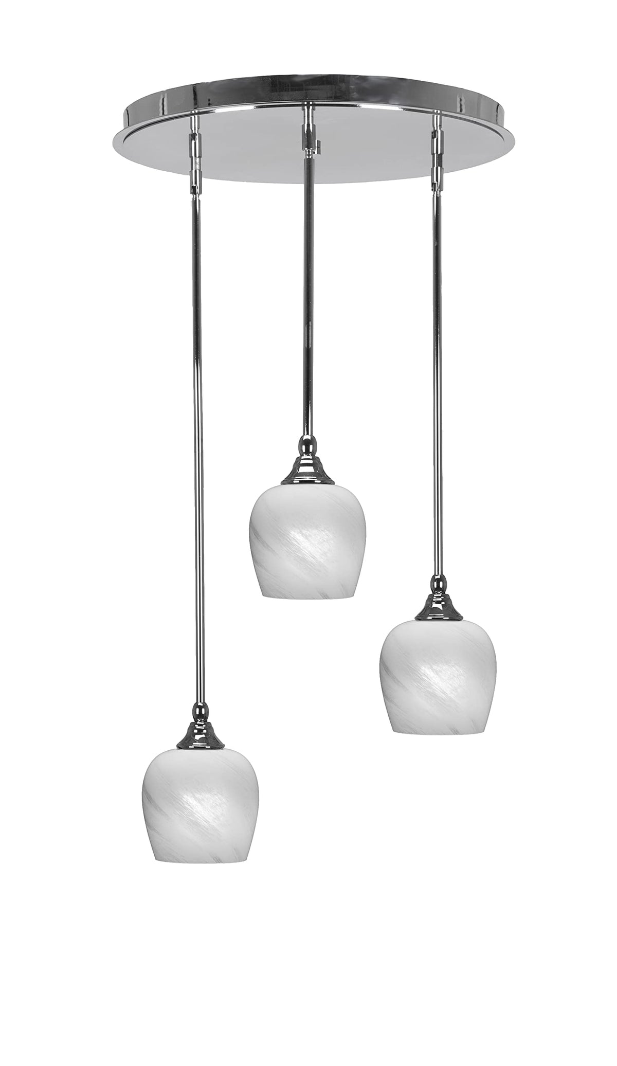 Empire 3 Light Cluster Pendalier in Chrome Finish (2183-CH-4811)