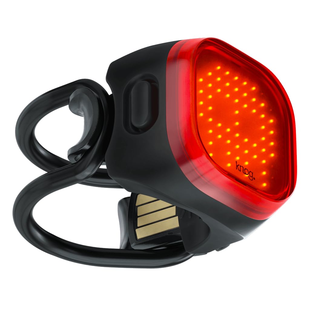 KNOG Blinder Mini Rear Bike Light - USB Rechargeable, 30 Lumen, 8 Flash Modes, IP67 Waterproof, 17g, Black, Model 12985