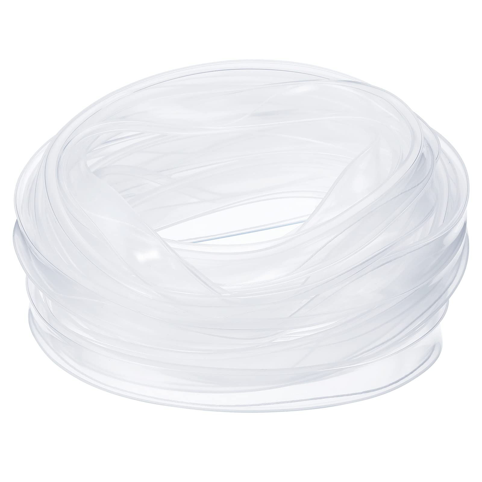 Patikil 16.4Ft Silicone Tube Sleeve, Flat Flexible Ip67 Waterproof Protection Cover Fit Rgbw/Rgbww 12Mm Wide Non-Weatherproof Le