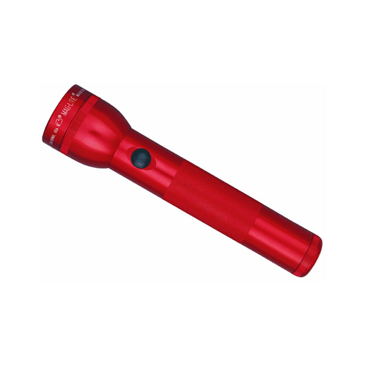 Maglite Heavy-Duty Incandescent 2-Cell D Flashlight, Red