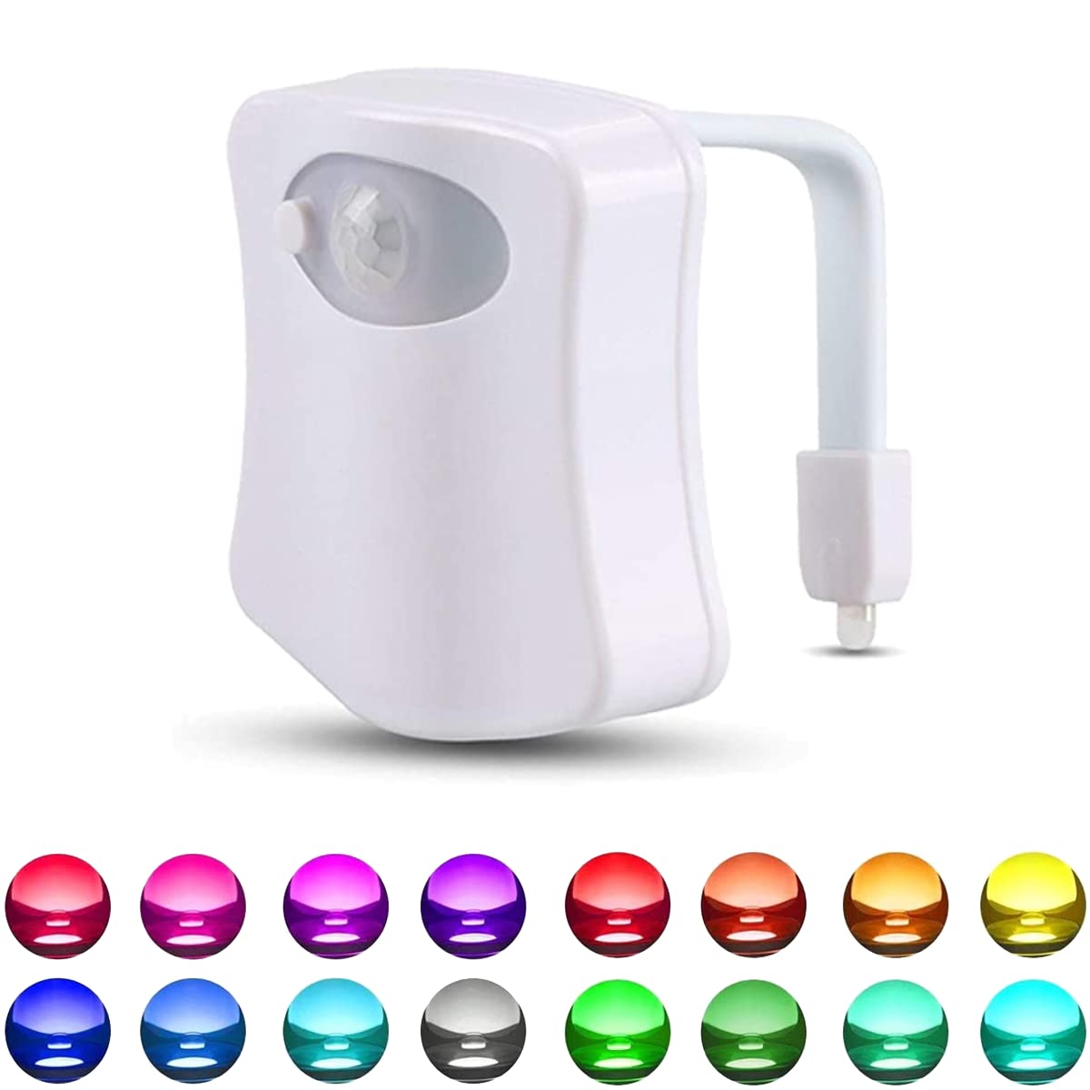 Bsashf Color Changing Toliet Night Light Motion Sensor Led Motion Activated Washroom Uv Slap Activated Butt Smart Light Commode
