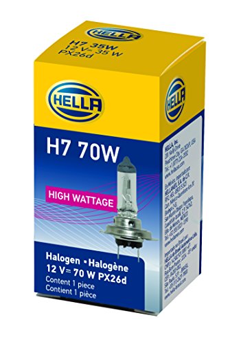 Hella H7 High Wattage Bulb 70W 12V Multi Color
