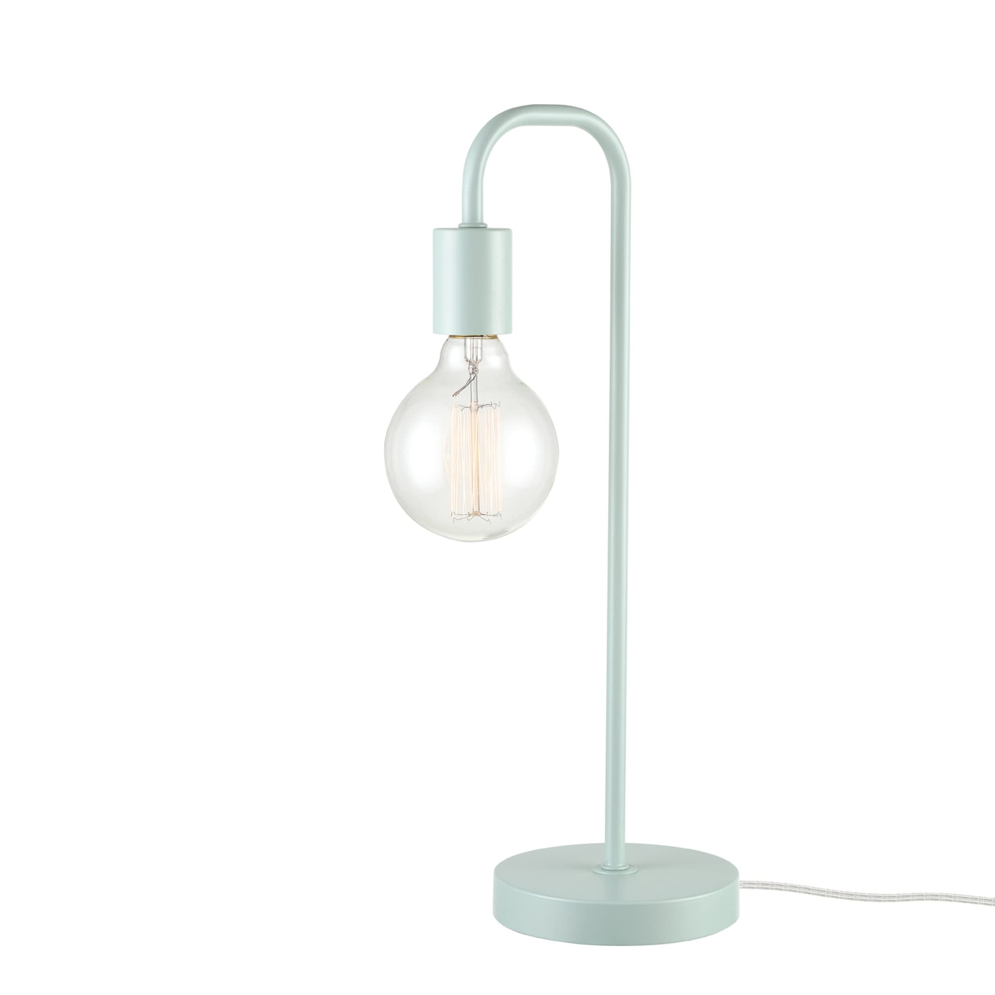 Globe Electric 65509 18'' Table Lamp, Matte Pale Mint, Table Lamp For Living Room, Home D  Cor, Lamps For Bedrooms, Room D  Cor,