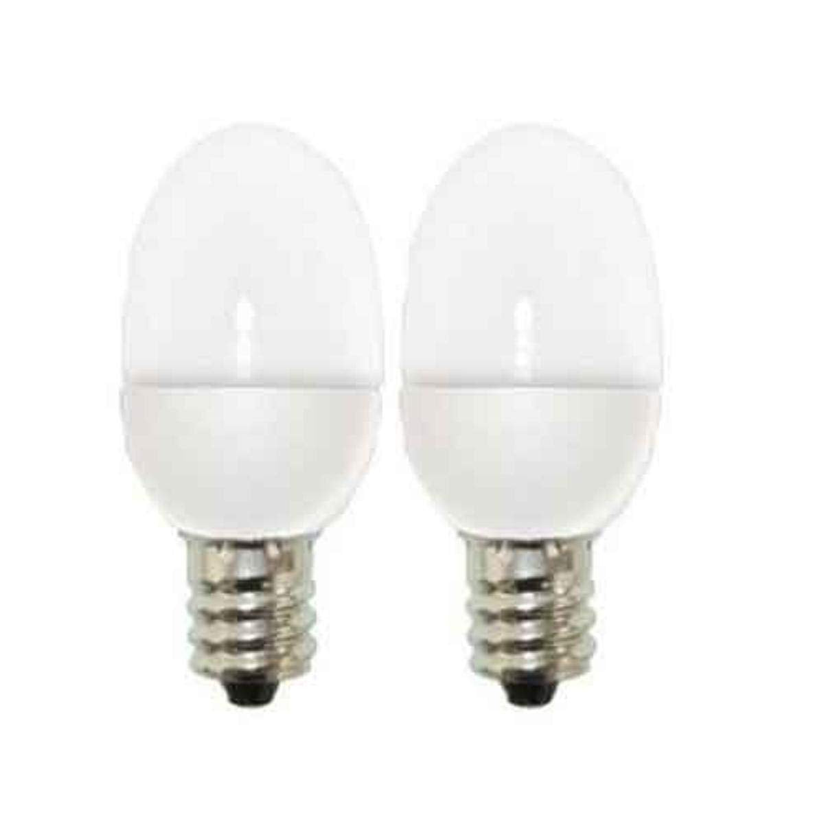 Ge Led Night Light Bulbs, 0.5W, 3 Lumen, C7 Candelabra Base, Clear, 