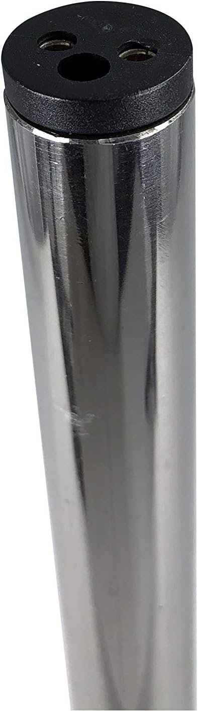 Pactrade Marine 24in All-Round Stern Navigation Anchor Light Pole, 2-Pin Standard, Black/Silver, Model 4333806537
