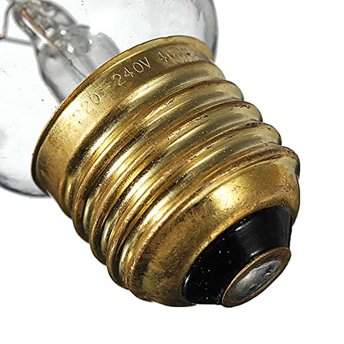 Homesake Light Bulbs for Home Decor Items, Edison Tungsten Filament Antique Vintage Glass Yellow Light Bulbs Living Room, Bedroo