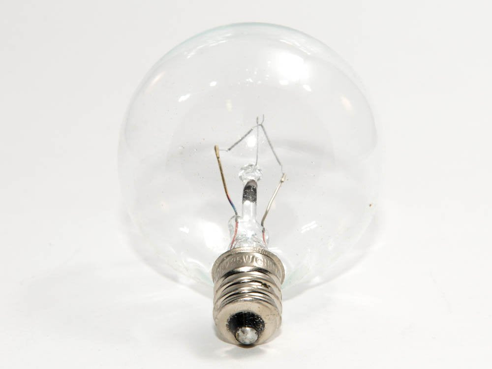 Bulbrite KR25G16CL G16 Globe Chandelier Bulb 25W Candelabra Base Copper Finish