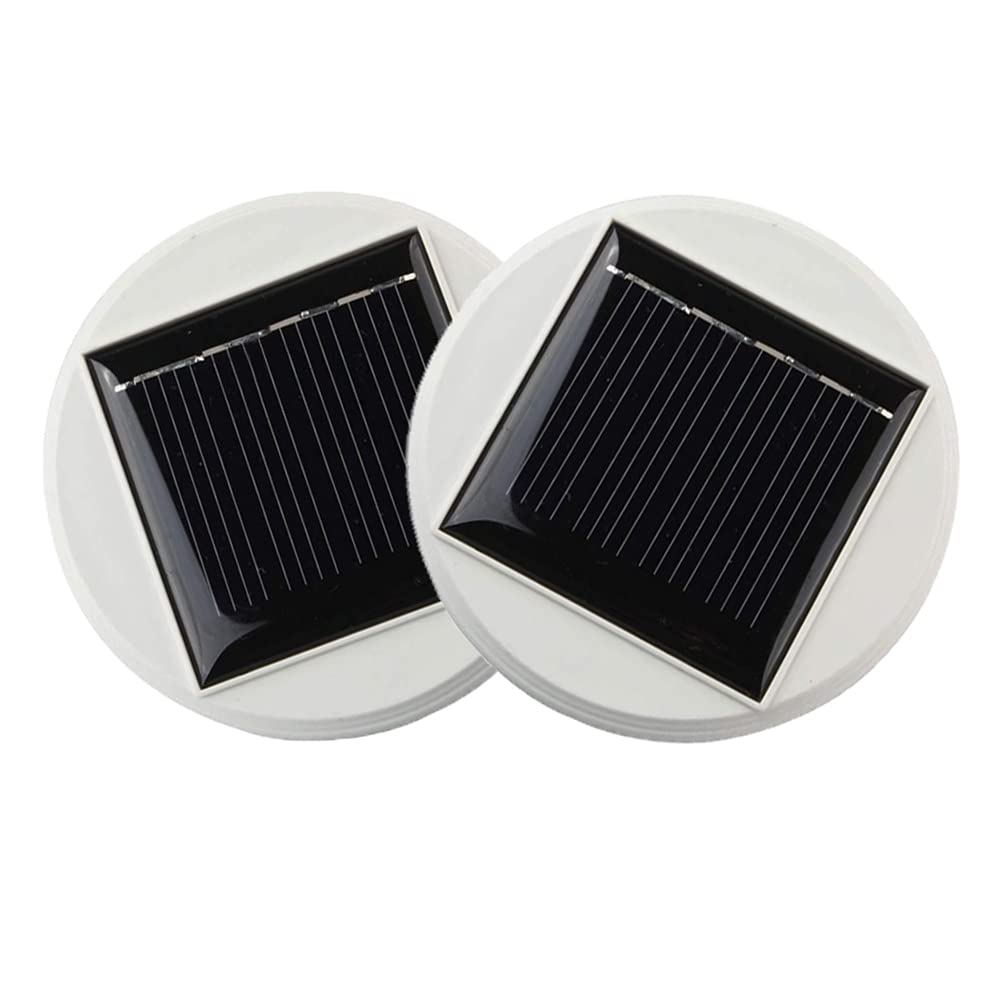 Aukora Solar Panel Top Replacement for Table Lights Outdoor, Hanging Solar Lanterns to Decorate Garden Patio Table,Diameter is 3