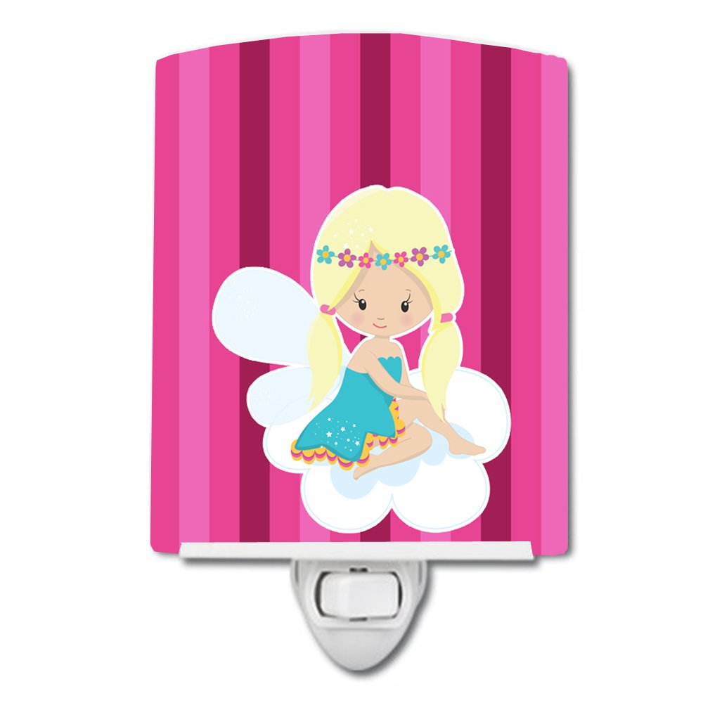 Carolines Treasures BB6808CNL Blonde Fairy Ceramic Night Light Compact, UL-Certified, Ideal for Bedroom, Bathroom, Nursery, Hal