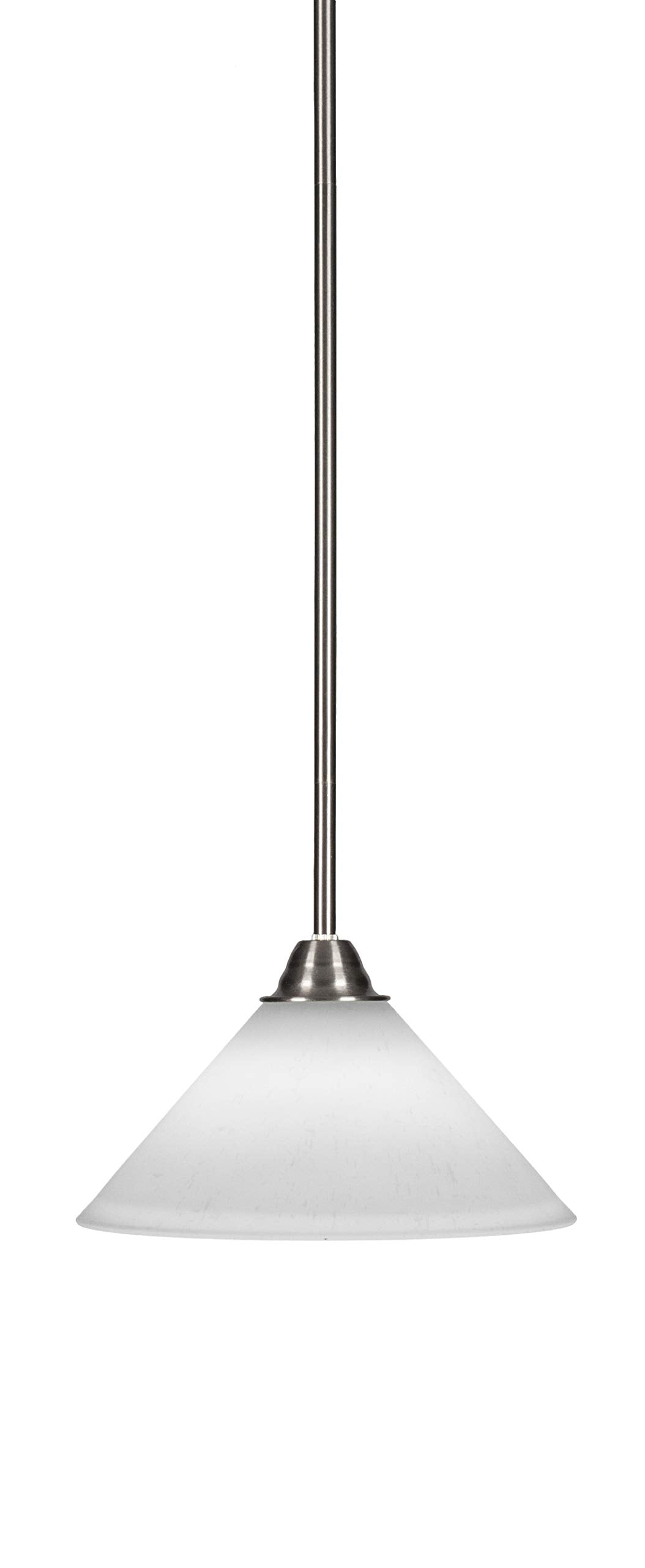 Toltec Lighting Paramount 1 Light Mini Pendant in Brushed Nickel (3401-BN-314)
