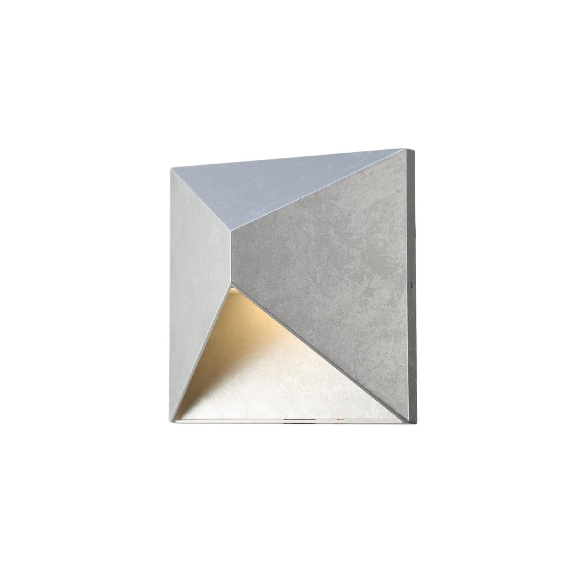 Elegant Lighting 600LM 3000K LED Outdoor Wall lamp in Silver Finish with Acrylic Lens