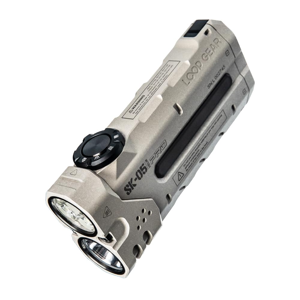 LOOP GEAR SK05 PRO Mao EDC Flashlight 4360 Lumens, 8000mAh Rechargeable LED Flashlight & Power Bank, 3-in-1 Lighting Modes (Floo