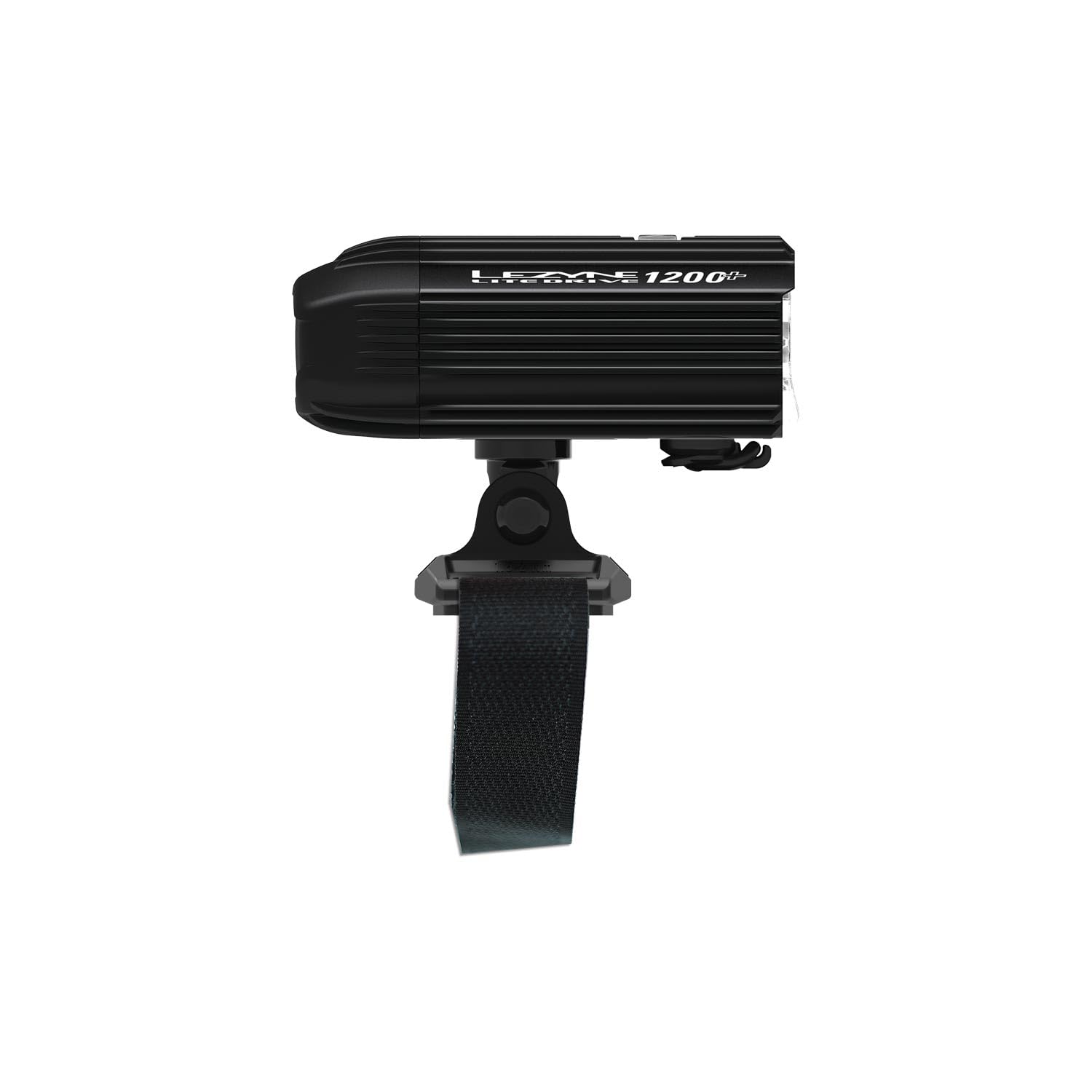 Lezyne Helmet Lite Drive 1200+ Front Usb-C Rechargeable Low-Profile Road Mountain Gravel Bike Bicycle Cycling Light, 1 200 Lumens | Includes Gopro Style Mount | Cnc-Machined Aluminum Construction