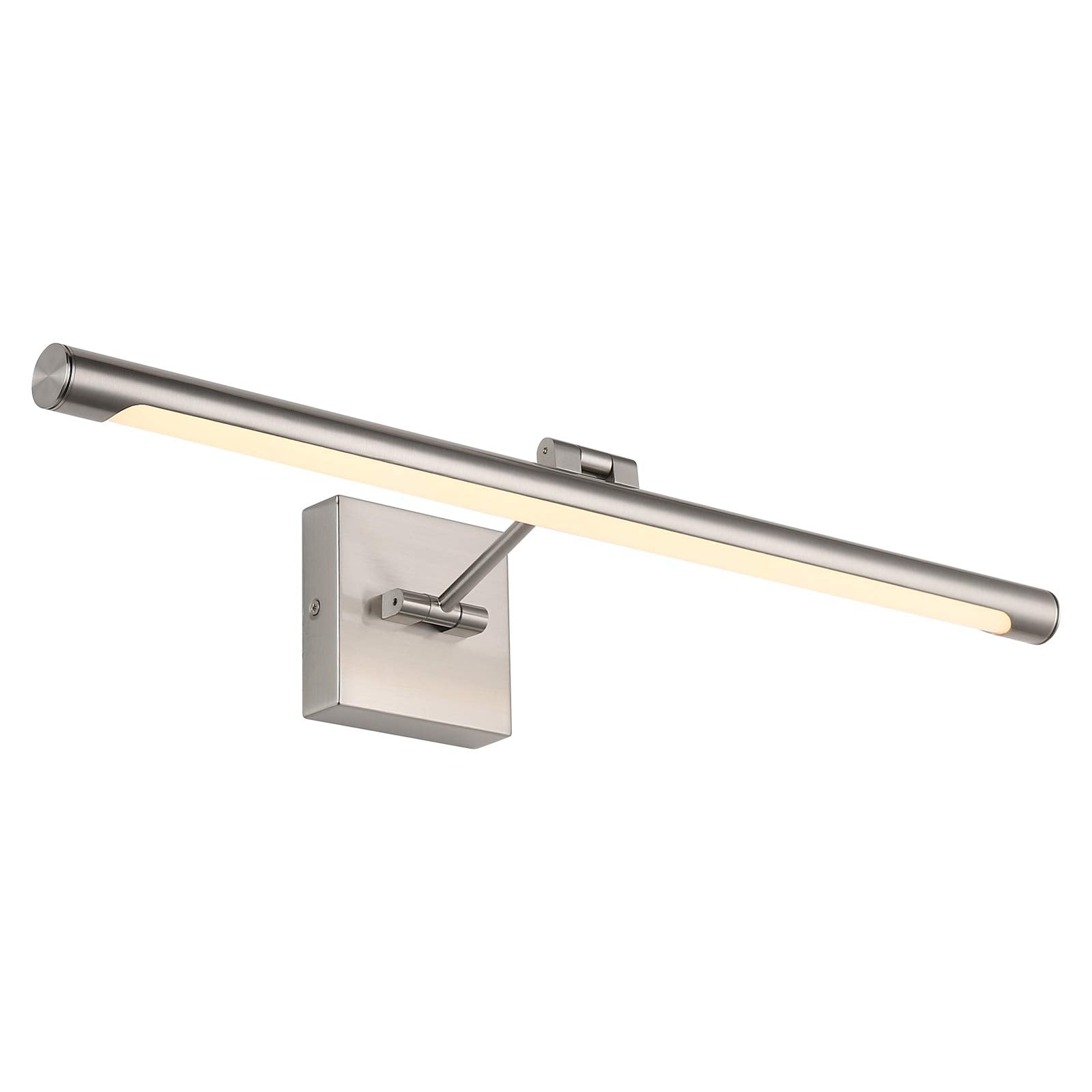 Joosenhouse LED Picture Light Fixture 24.4in Brushed Nickel 14W Non-Dimmable Model 7110