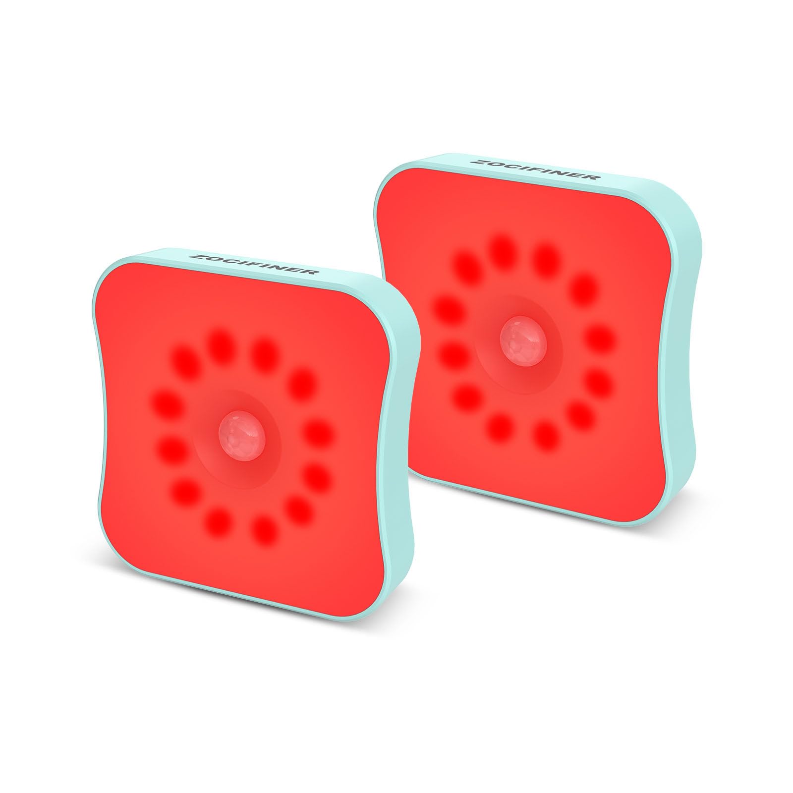 ZOCIFINER Red Night Lights, Motion Sensor Red Lights, Rechargeable Battery Operated Red Light for Sleep, Stick On Magnetic Red L