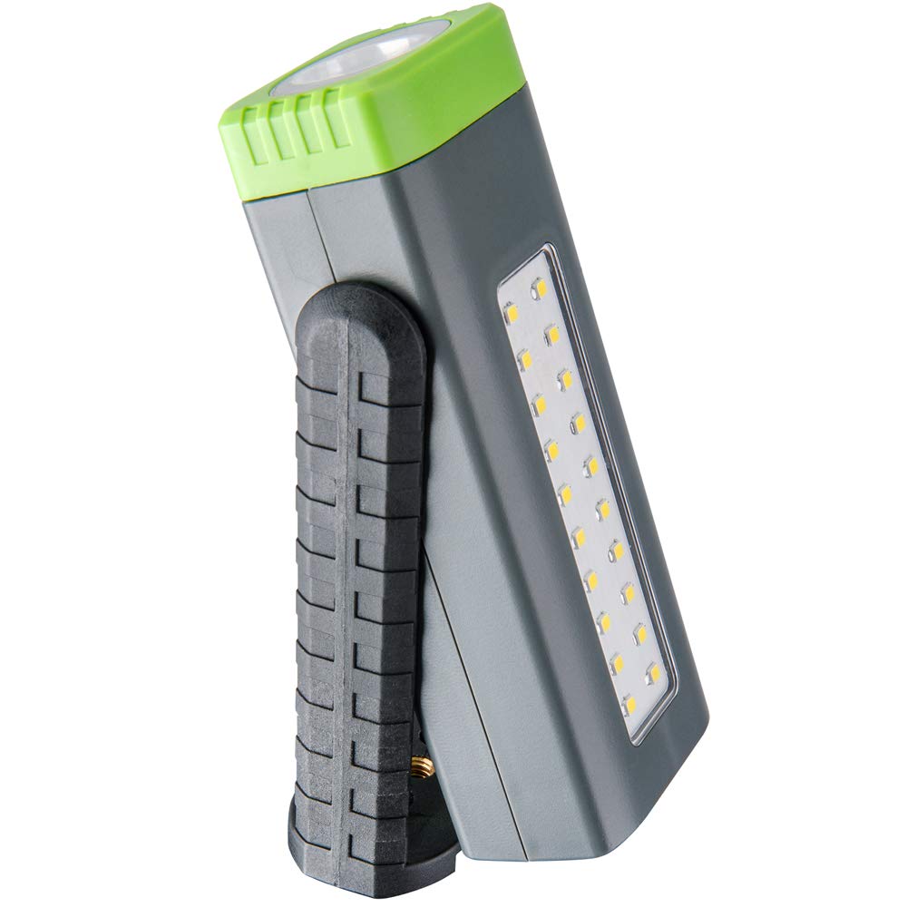 Genesis Glwl08B-A Pocket Led Work Light/Spotlight, 500+300 Lumens, 360 Kickstand With Magnetic Base, Spring-Loaded Hanging Hook,