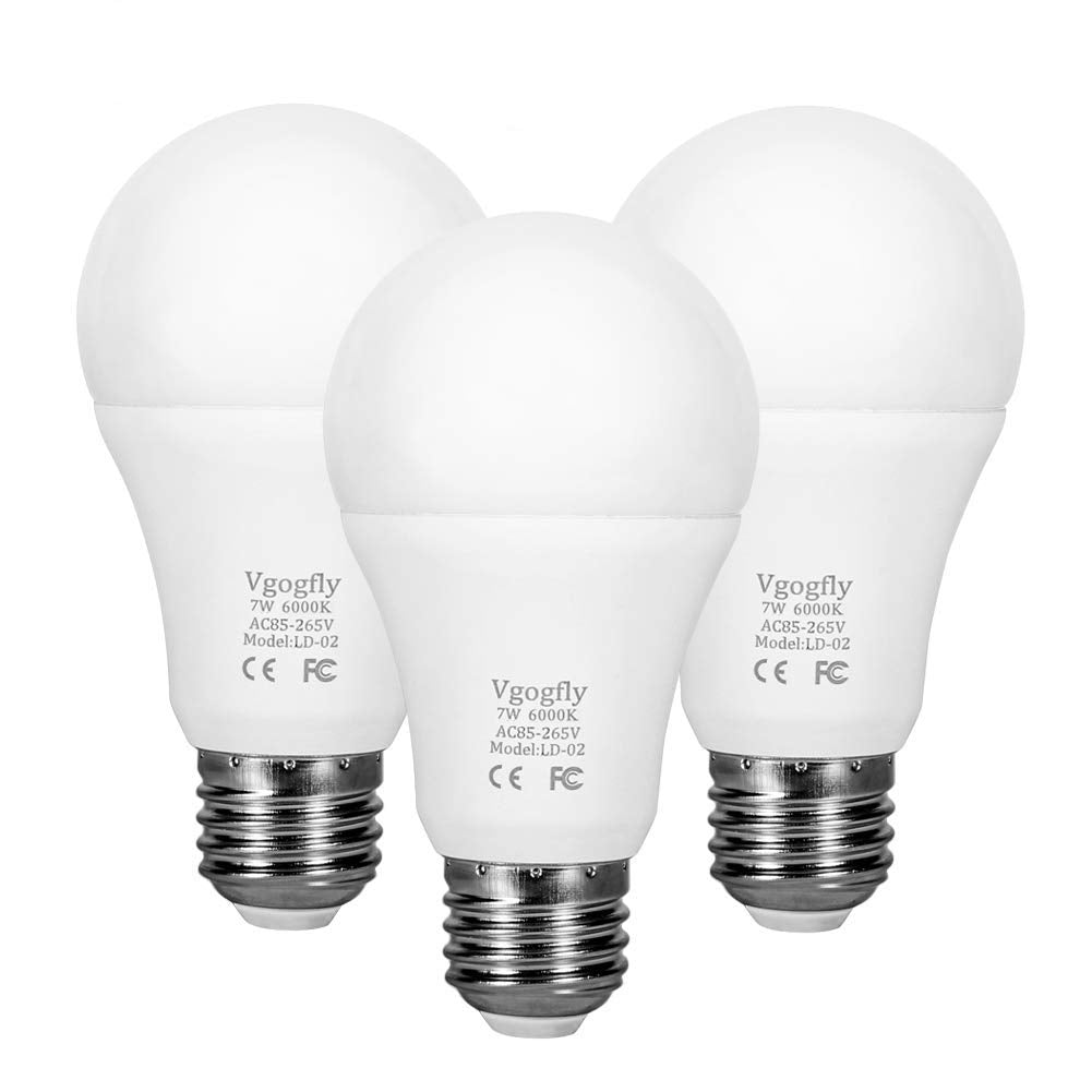 Dusk To Dawn Light Bulb 7W Smart Dusk Till Dawn Led Photo Sensor Bulbs E26 Base Socket Outdoor Indoor Lighting Lamp Auto On/Off