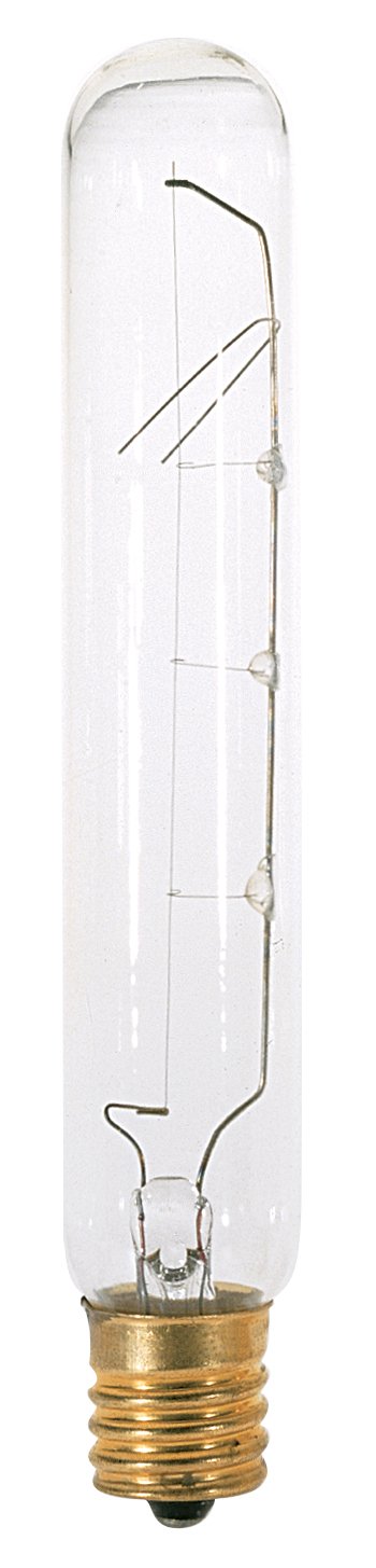 Satco S3224 130V Intermediate Base 40-Watt T6.5 Light Bulb, Clear