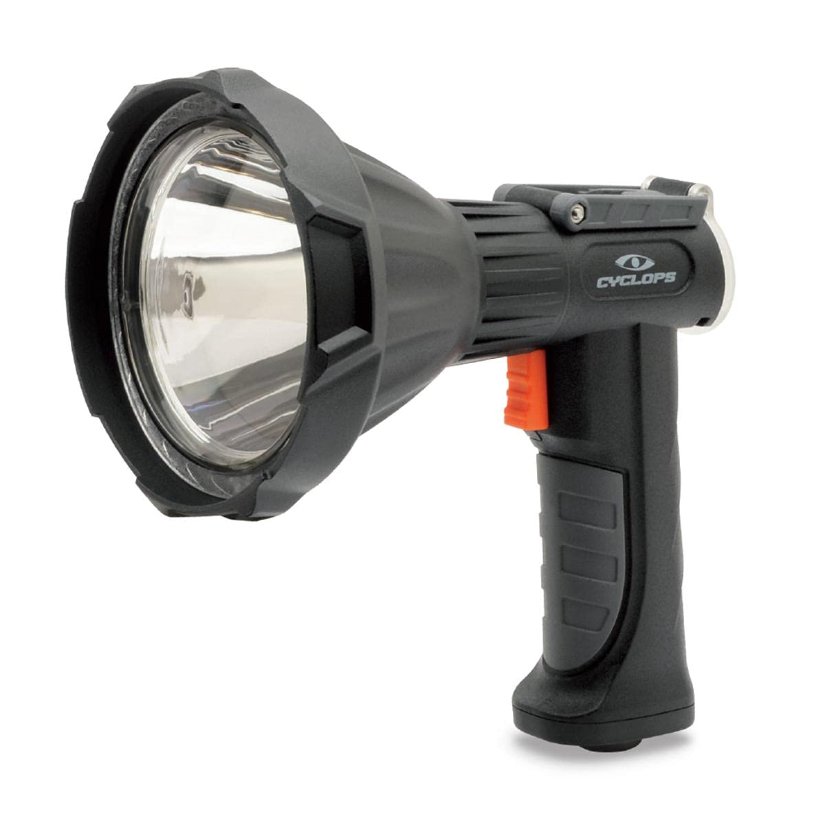 Cyclops Rechargeable Portable Handheld Tri-Mode Illumination Rs 1600 Lumens Spotlight Flashlight With Dc 12-24V Car Charger/Adapter