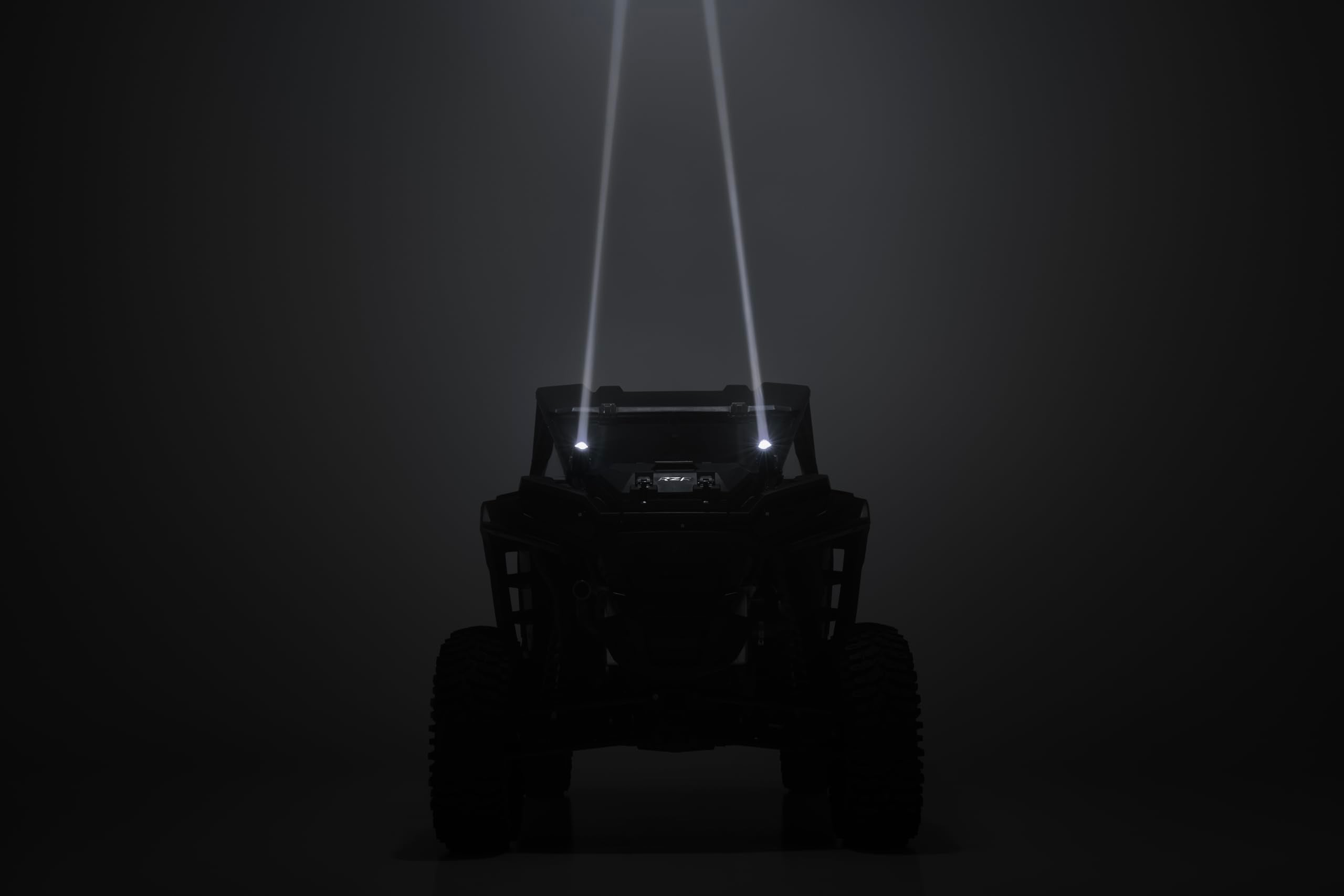 Rough Country Laser Whip Light Kit w/Remote - Multi-Function, Aluminum, 10W, Black, Model 78870