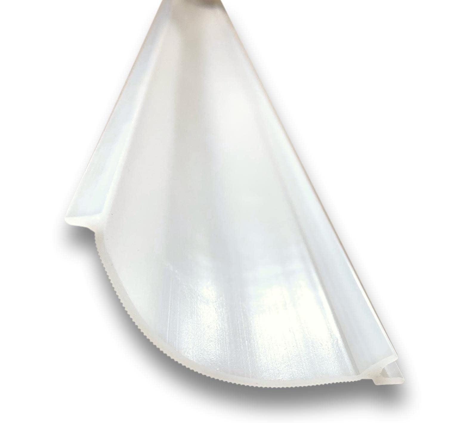 Beam Lighting Under Cabinet Light Cover Replacement | White Ribbed Acrylic Diffuser (For Uc8, 18'')