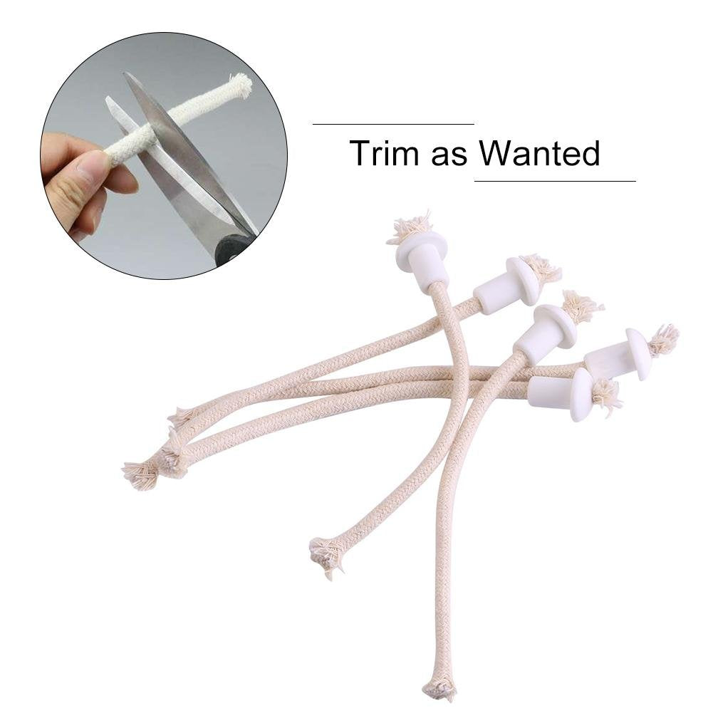 Zetiling Ceramic Wick Holder, Lamp Wicks, Oil Wick, Ceramic Wicks Torch Wide Oil Lamp Wick Long Lasting Cotton Wine Lamp Wick Perfect For Flat Wick Oil Lamps And Oil Lanterns