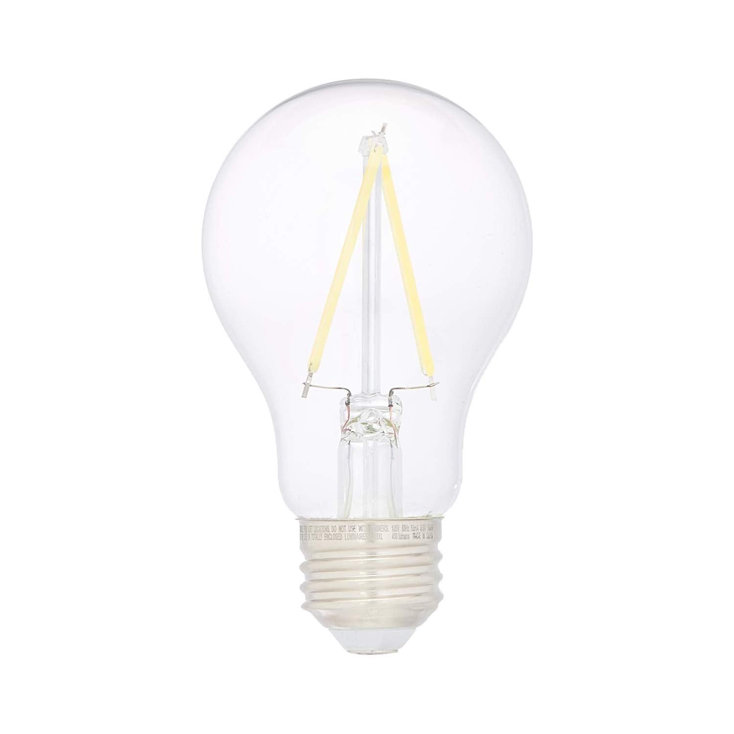 Amazon Basics A19 Led Light Bulbs 40 Watt Equivalent, Daylight White(5000K), Energy Efficient 3.5W, Non-Dimmable, 10,000 Hour Li