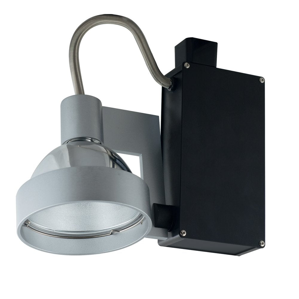 Jesco Lighting Hmh701T4Nf70S Contempo 701 Series Metal Halide Track Light Fixture, T4 24-Degree Narrow Flood, 70 Watts, Silver Finish