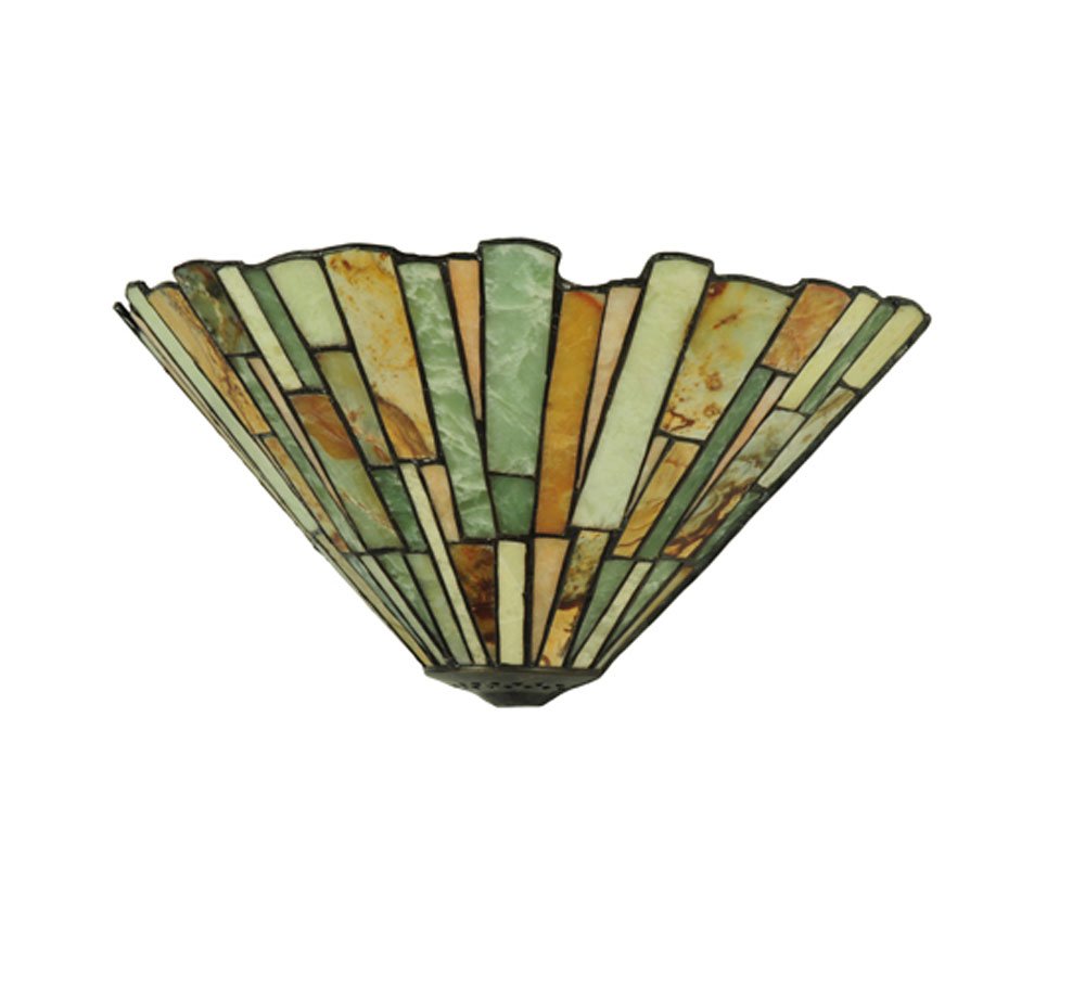 Meyda Tiffany 106732 Lighting, 13 Width, Finish: Moss Green