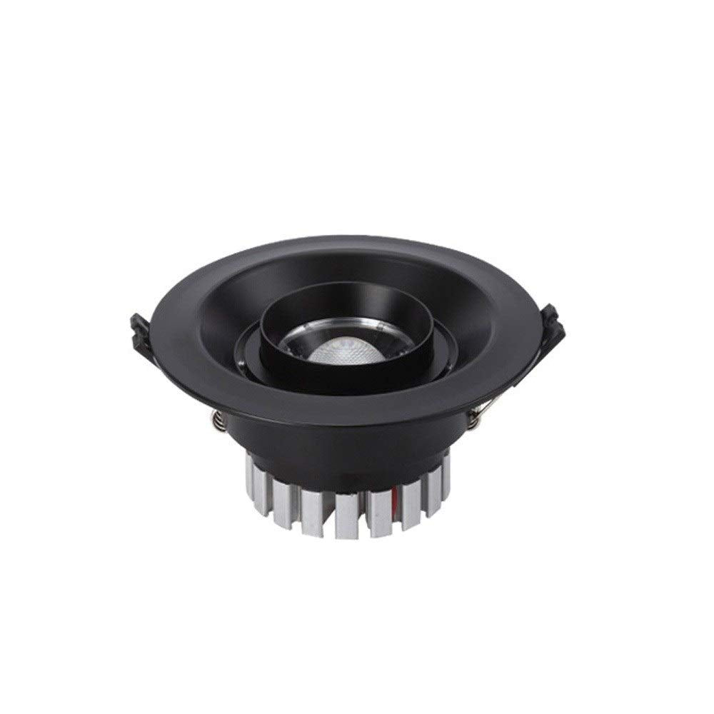 OZZKI Recessed Anti-Glare Eye Protection Indoor Lighting Downlights 15W LED Power Saving Zoom Spotlight Efficient Heat Dissipati