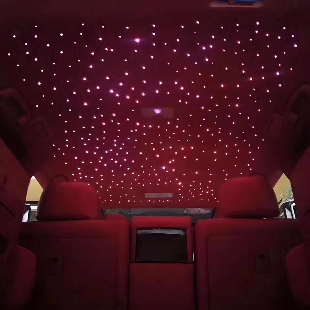 Akepo 16W Rgbw Fiber Optic Lights - Music & App Control, 400Pcs Fiber Cable, Multicolor, Model 4002El