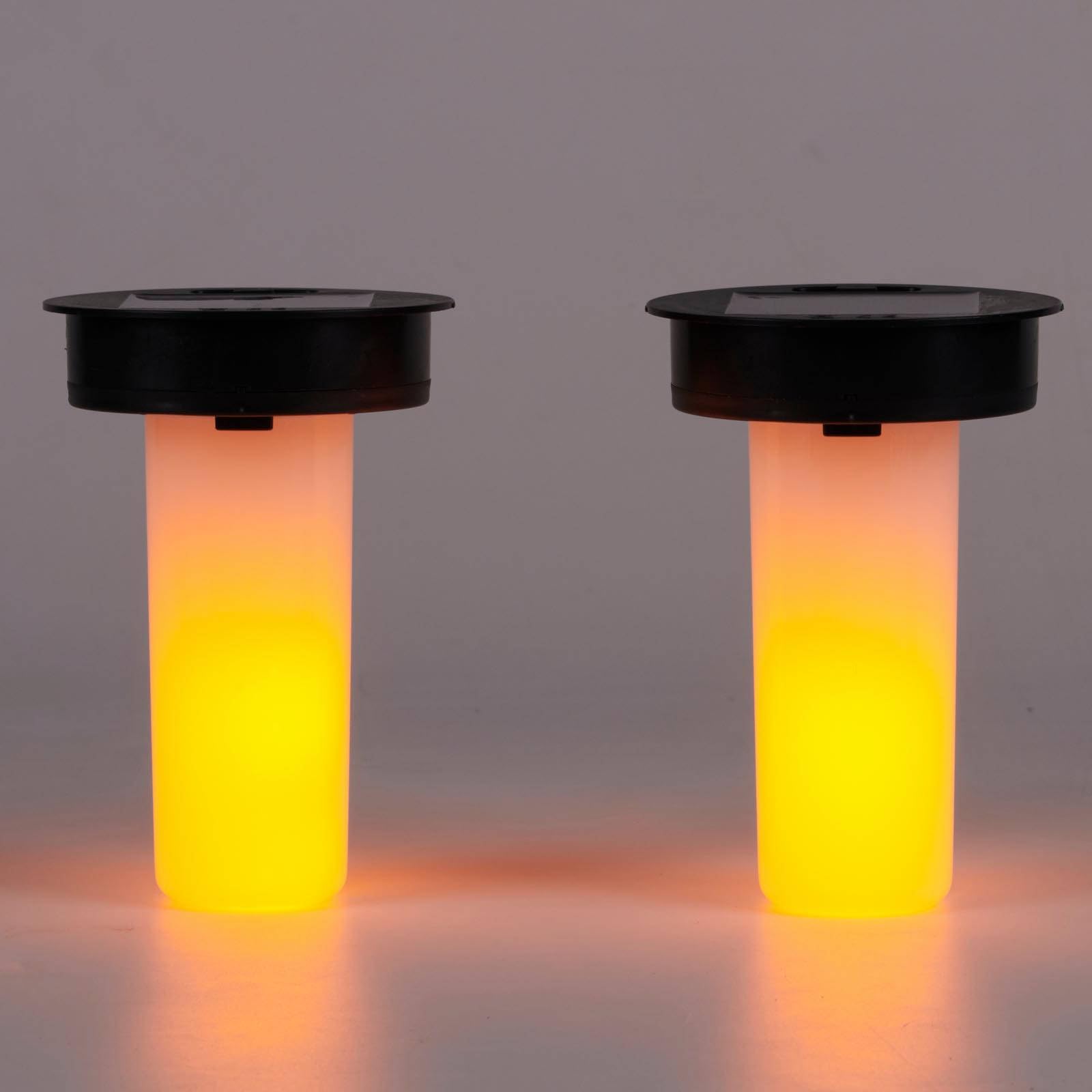 Solar-Lantern Waterproof Flame-Lights Replacement Top - Solar Outdoor Flame Atmosphere Decorative Candle Lighting for Garden Pat
