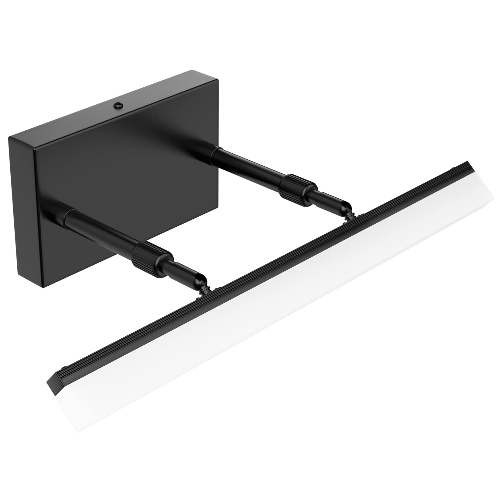 Aipsun 15.7 Inch Led Vanity Lights Adjustable Bathroom Vanity Light Fixtures Bathroom Lighting Fixture Over Mirror Black Modern