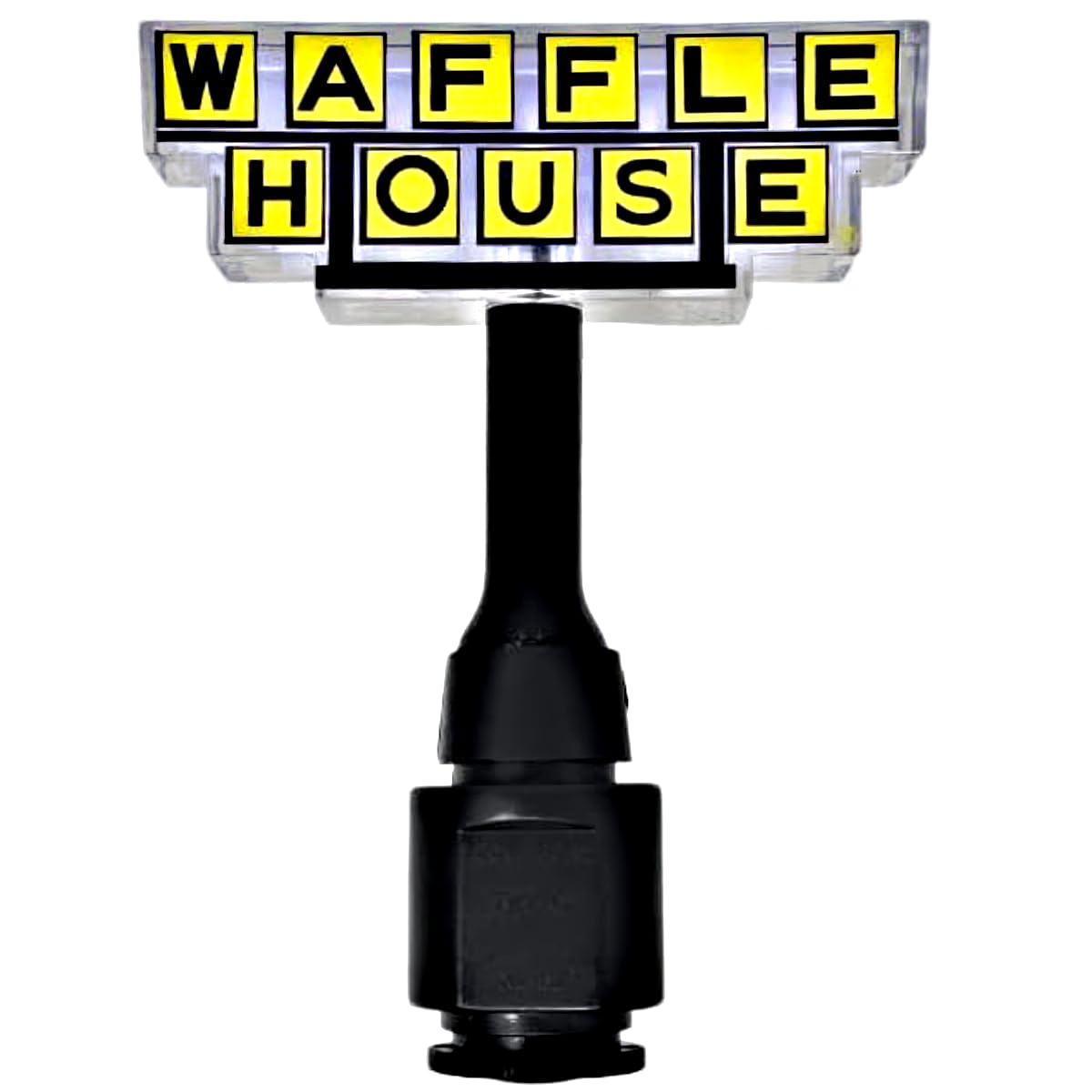 Waffle House Plug-in Night Light - Classic Logo Glow Inspired by The Iconic Restaurant for Hallways, Bedrooms & Retro-Waffle Lov