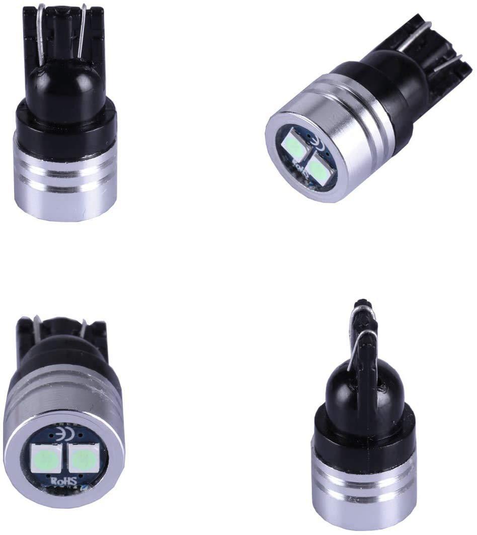 Ibrightstar Extremely Bright 3030 Chipsets 168 175 194 2825 W5W T10 Wedge Led Bulbs For License Plate Interior Map Dome Trunk Lights, Ice Blue