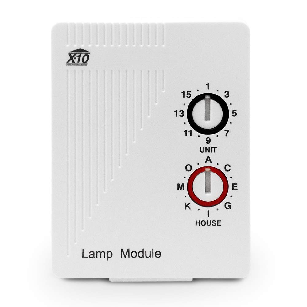 X10 Lm465 White Lamp Control Module - 1 Count, Copper Material For Smart Home Automation
