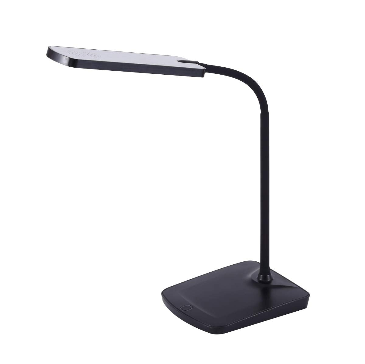 PureOptics LED Goosneck Desk Lamp with USB Charging Port, Touch Activated Dimmer (VLED1505)