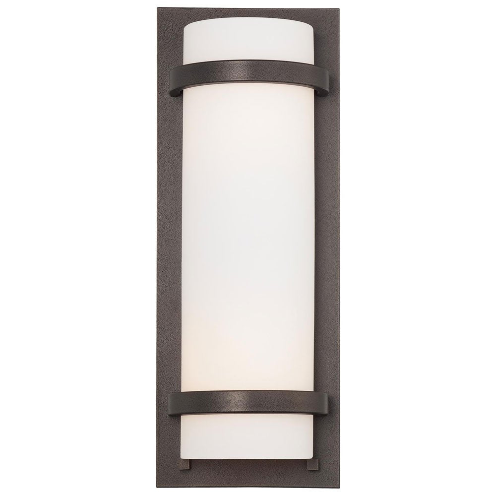 Minka Lavery Wall Sconce Lighting 341-172 Glass 2 Light 200 watt (17''H x 6''W) Sconce Lighting in Iron