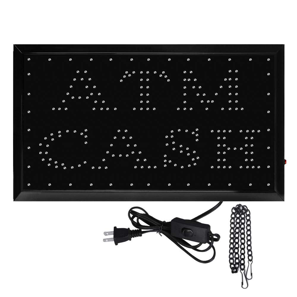 Boshen LED ATM Sign for Business Display Animated Motion Advertisement Board with Switch Flashing & Steady Mode Blue&Green&Red