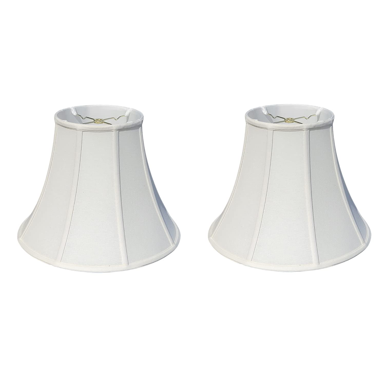 Royal Designs, Inc. True Bell Basic Lamp Shade, 7in x 14in x 11.5in, Linen Eggshell, Model BSO-704-14LNEG-2, 