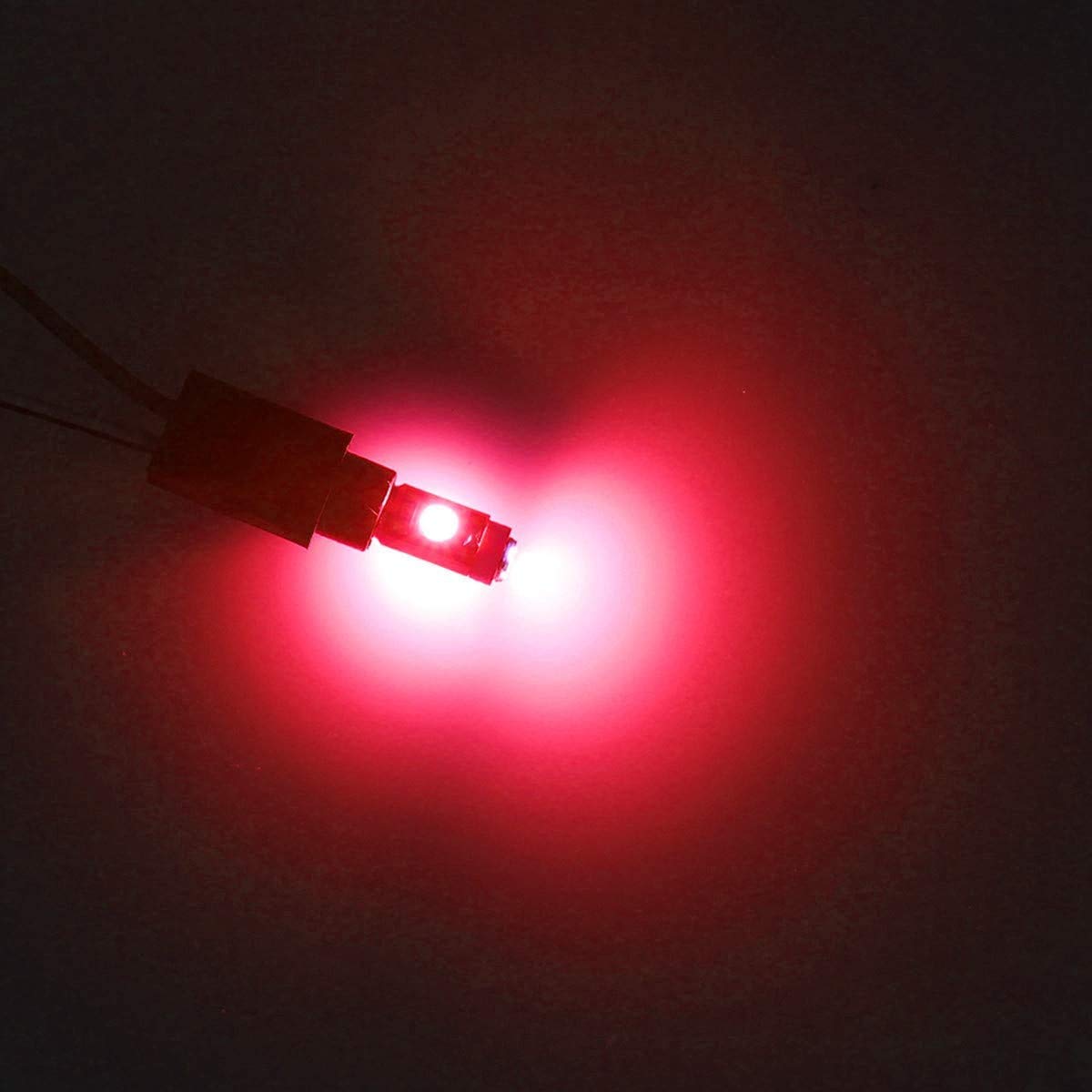 Nanpoku T5 LED Bulbs 74 73 37 2721, Red, Canbus Error Free for Auto Dashboard, Gauge Cluster Indicator Lights, 12PC