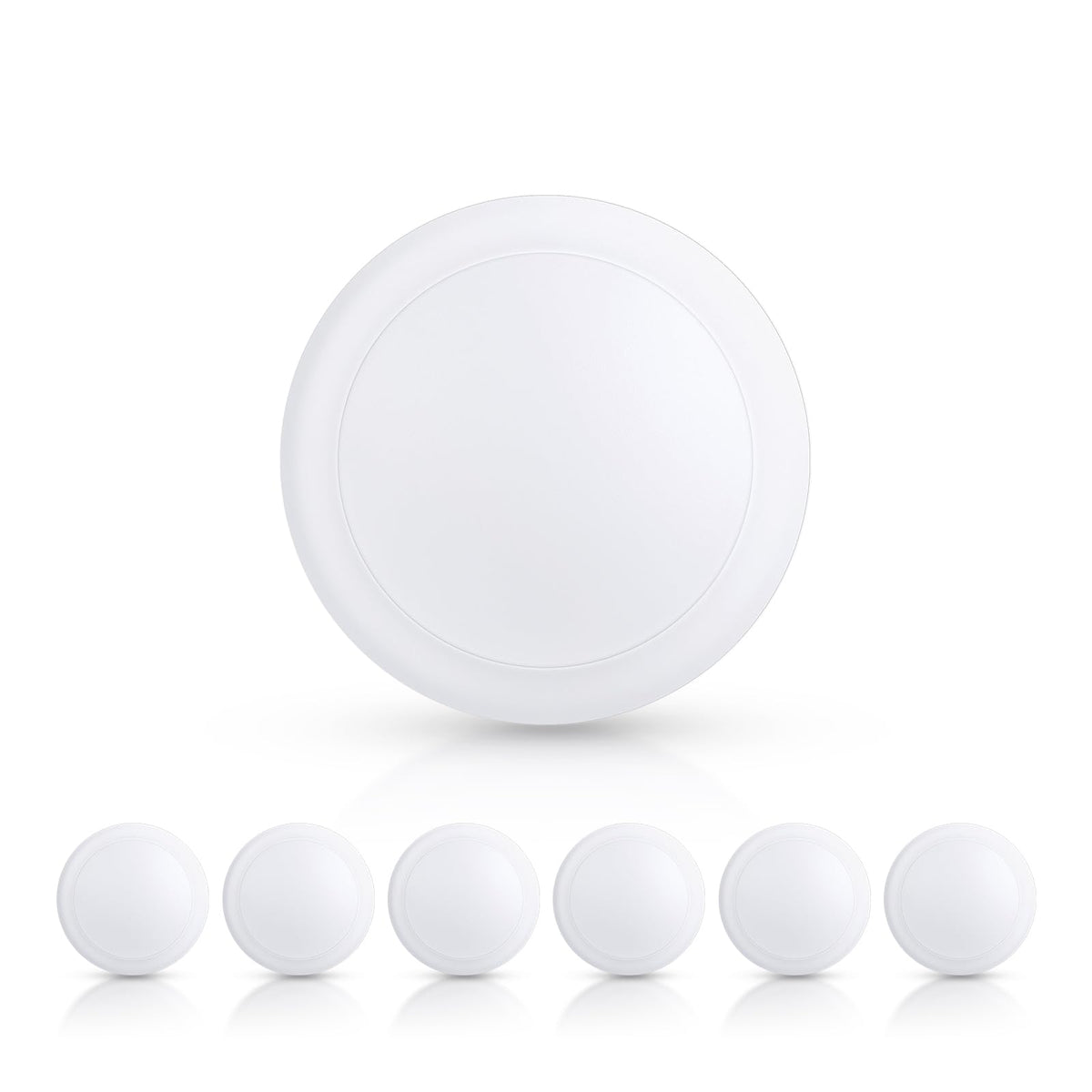 ECOELER Dimmable LED Disk Lights, 5/6 Inch, 16.5W, 1100lm, 6000K Brigh ...