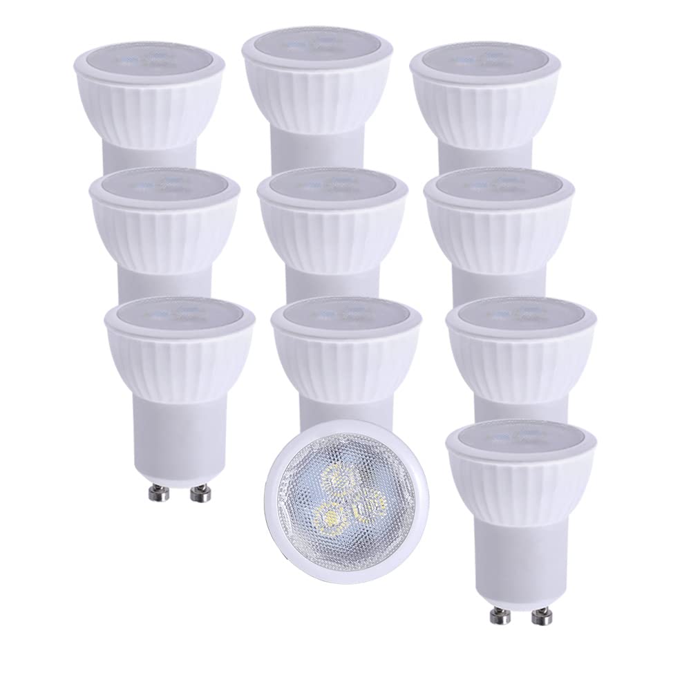 Ukzboss Mr11 Gu10 Mini Led Spotlight Bulb 3W 3000K Warm White, 35W Halogen Equivalent