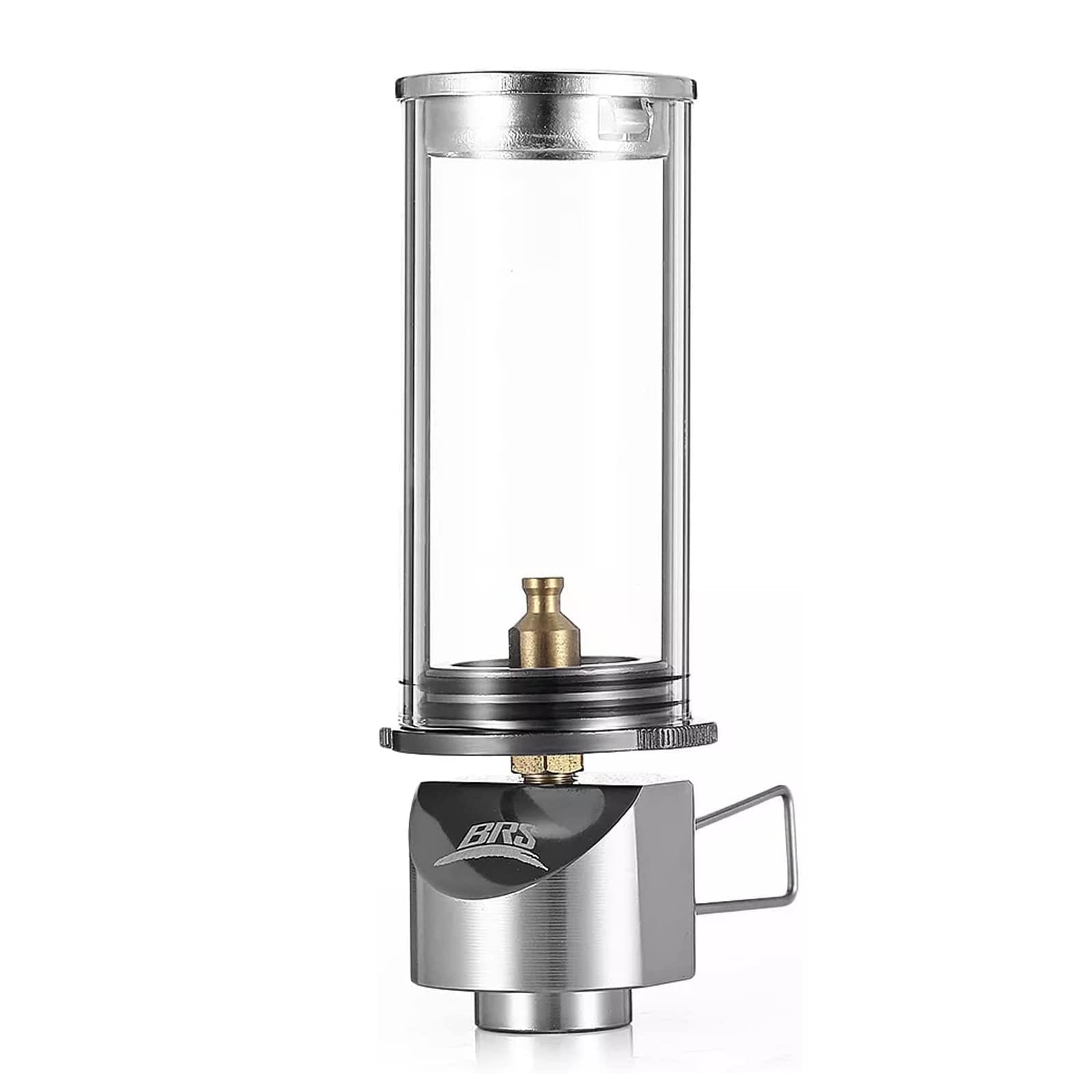 BRS Outdoor Gas Lantern Dreamlike Candle Lamp Portable Tent Lantern Glass Mantle Lantern