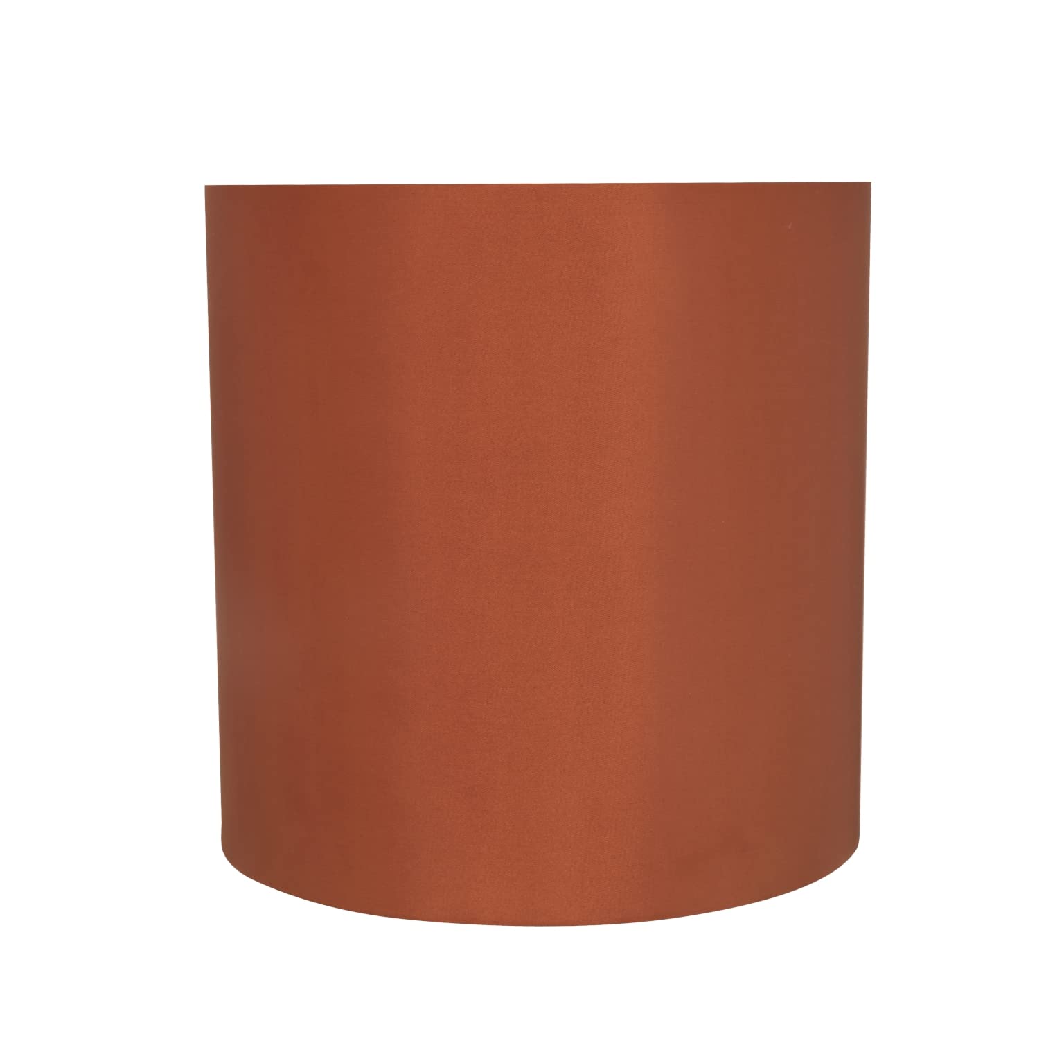 Aspen Creative Drum Lamp Shade 8in Sateen Fabric Redwood Model 31063A