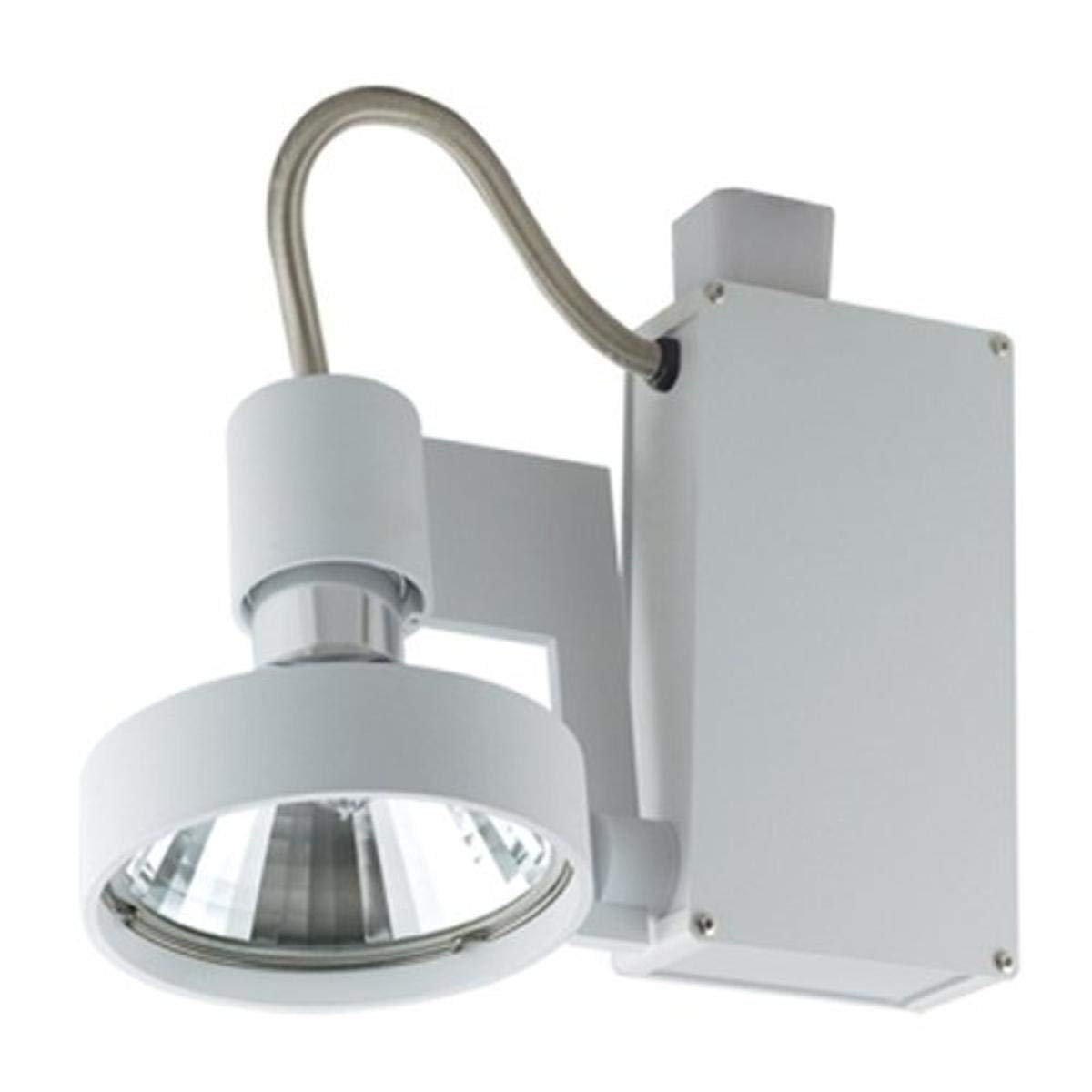 Jesco Lighting HMH701T6FL39S Metal Halide Track Light Fixture, 39W, T6 36-Degree Flood, Silver Finish