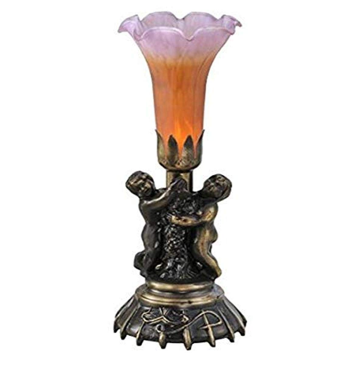 Meyda Tiffany Lighting 13in Height Metal Antique Copper Finish Model 11083